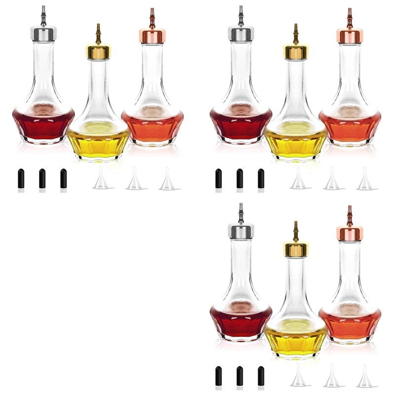 Bitters Bottle Set - Set di 9 bottiglie per bitters