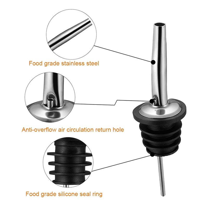 A25F-18Pc Versatori in Acciaio - Speed Pourer Cap recensione e prezzo