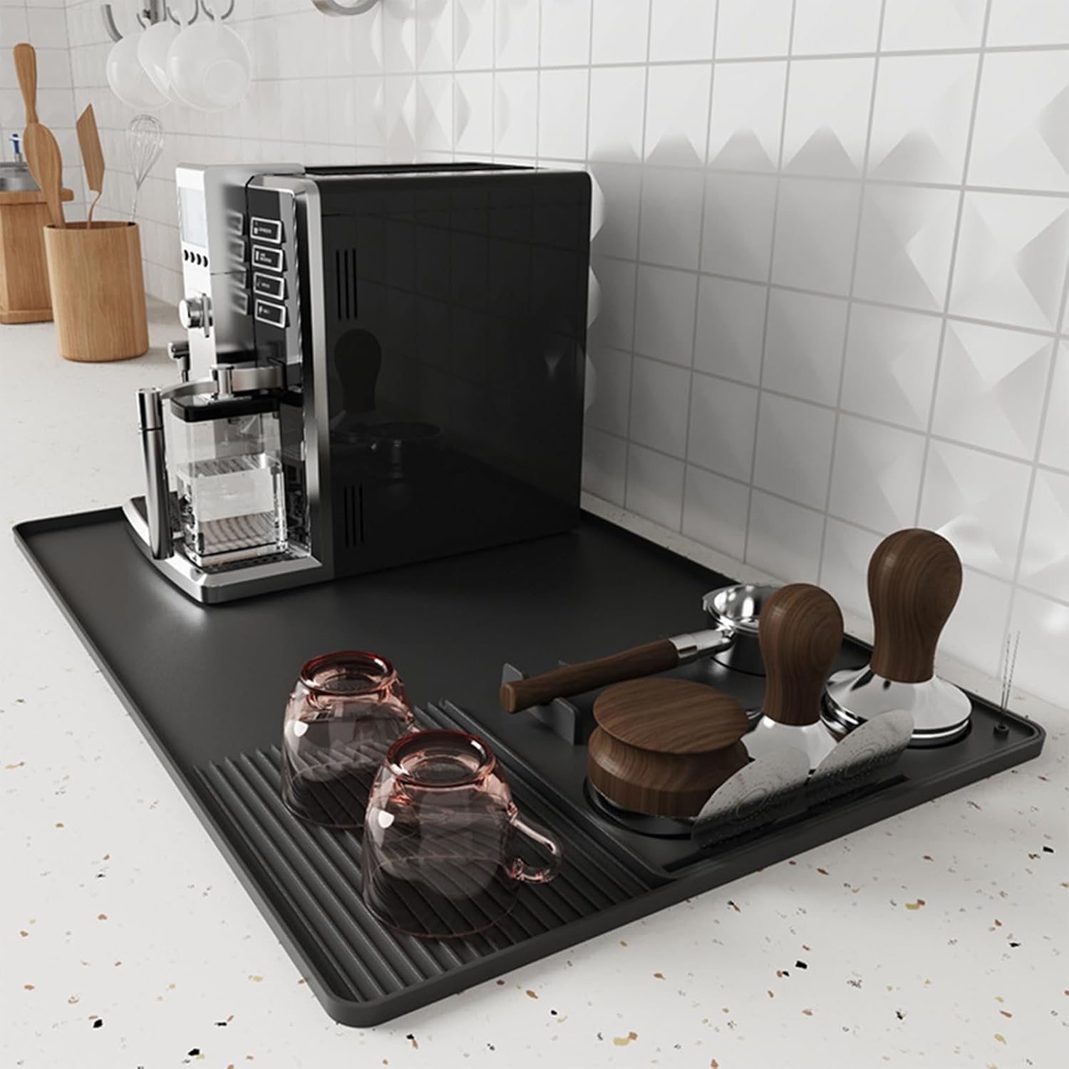 Tappetino da caffè in silicone - Bar Mat Rubber recensione e prezzo